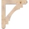 Ekena Millwork Merced Craftsman Smooth Bracket w/ Offset Brace, Douglas Fir, 7 1/2"W x 36"D x 40"H BKT0806X36X40MRC04SDF - alternate 2